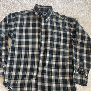 Boy's Plaid Ralph Lauren Button-Down Shirt